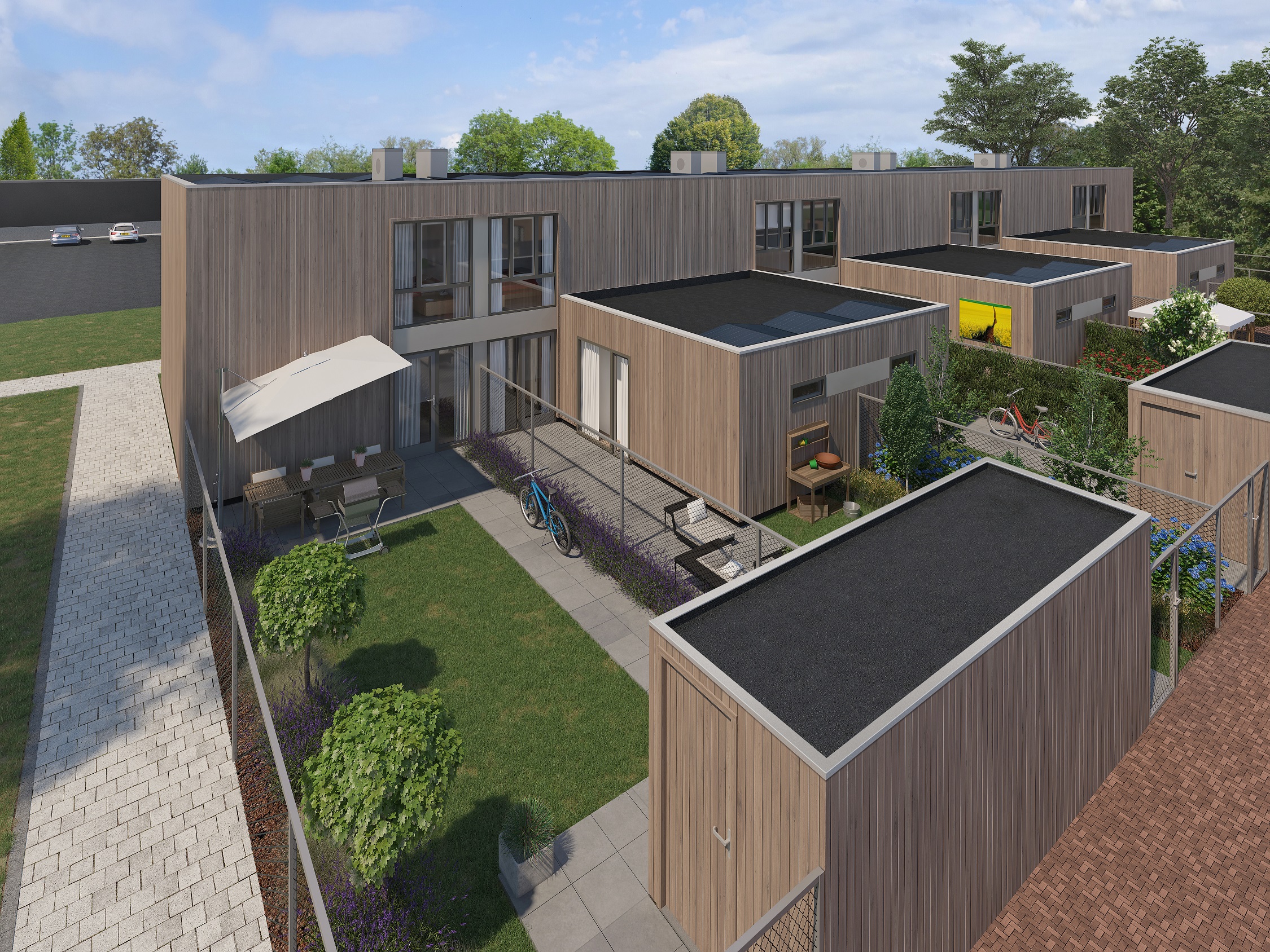 Levensloopbestendige woningen omringd door natuur in Weert